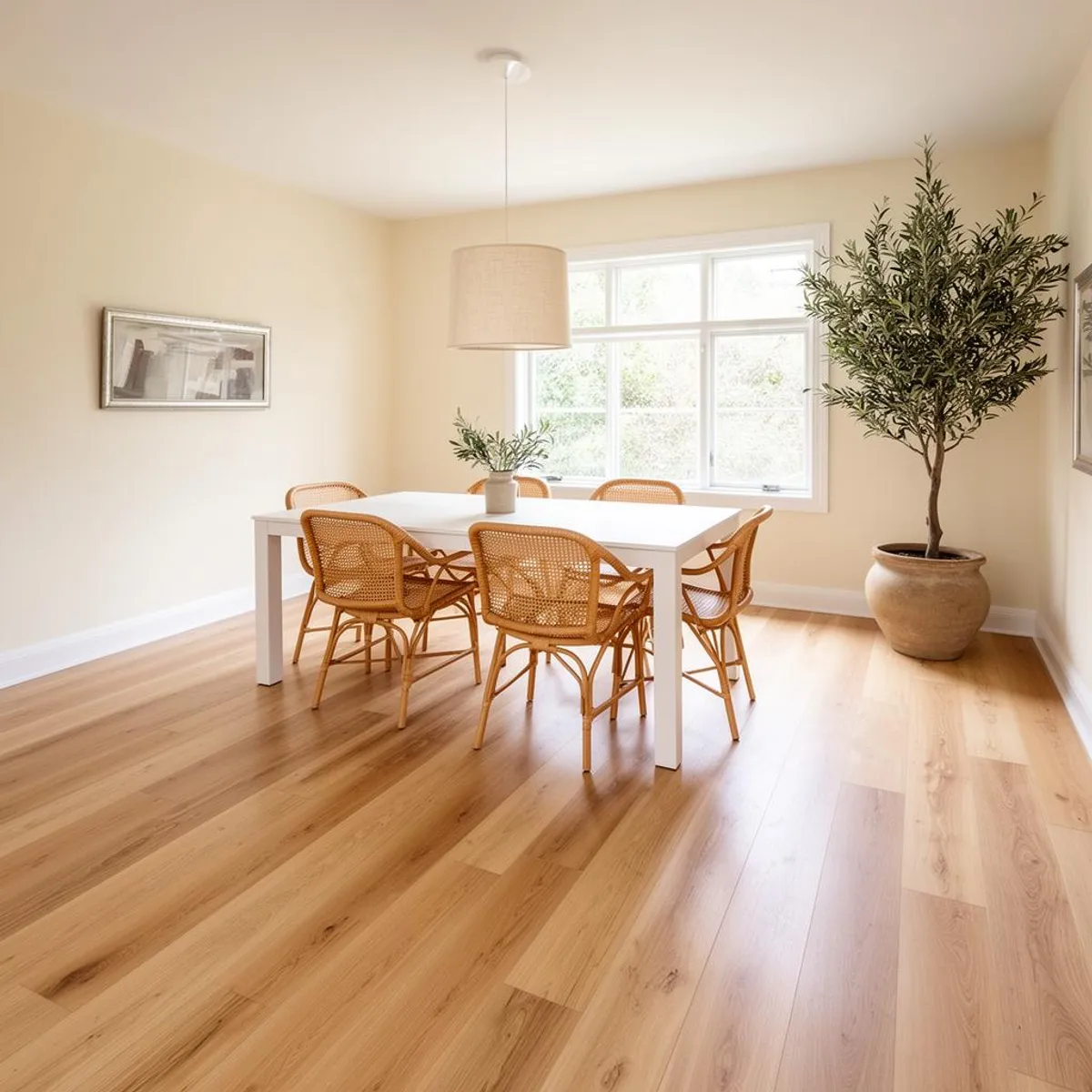 Laminate Dining flooring installation in Weston, MO